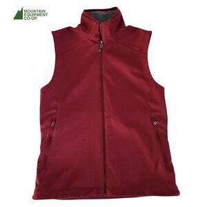 MOUNTAIN EQUIPMENT CO-OP Red (dark pink) softshell Vest size large